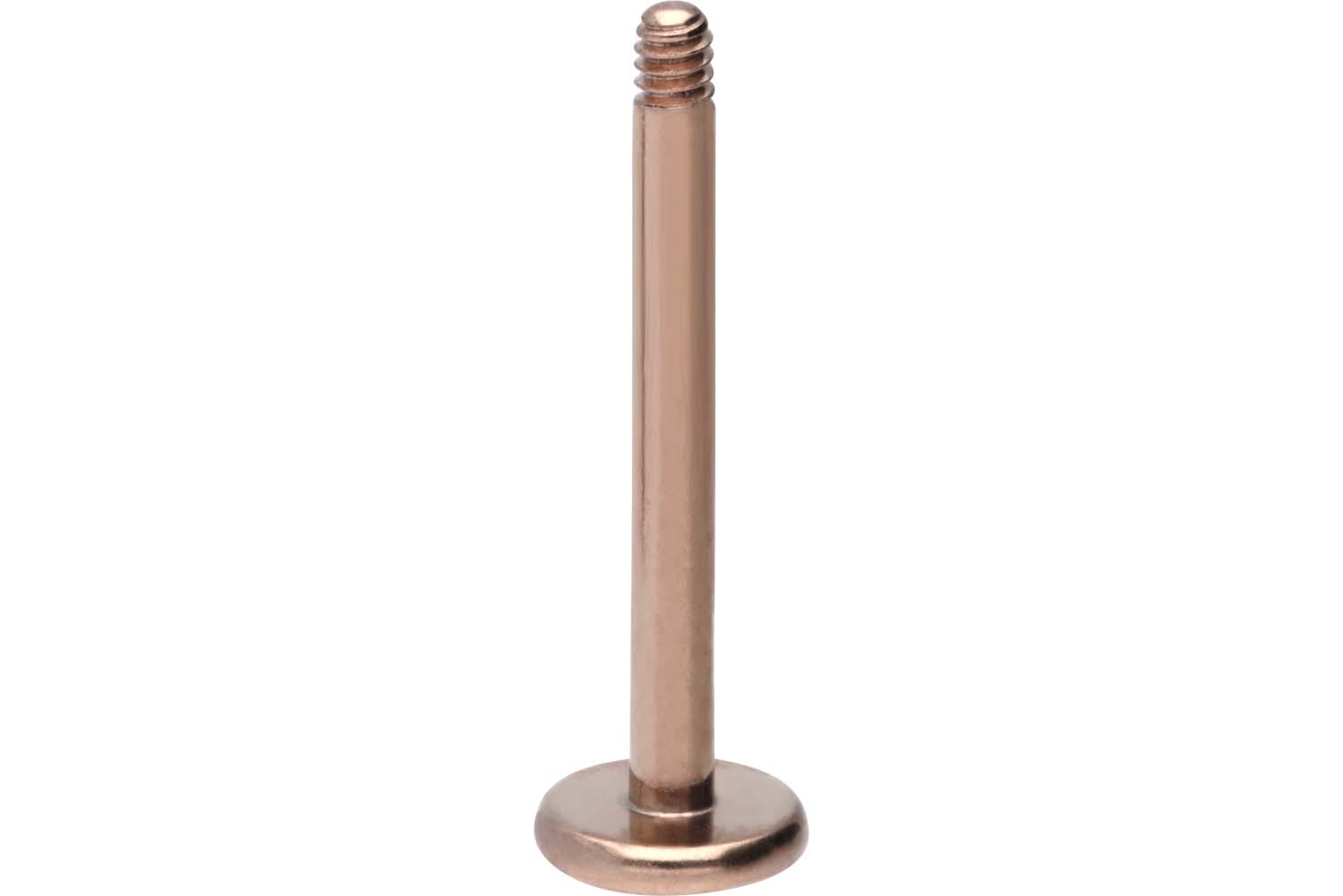 Chirurgenstahl Labret Piercing ohne Kugel